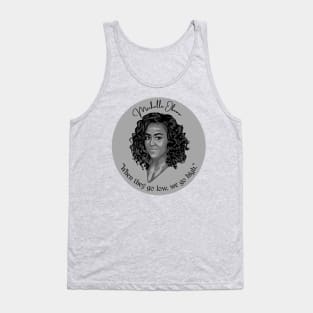 Michelle Obama Portrait and Quote Tank Top